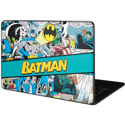 DC Comics Batman Vintage Pose Collage Art Google Pixelbook Go Skin